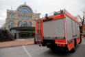 Einsatz BF Flora Botanischer Garten Mobile Arbeitsbuehne in Schraeglage P01